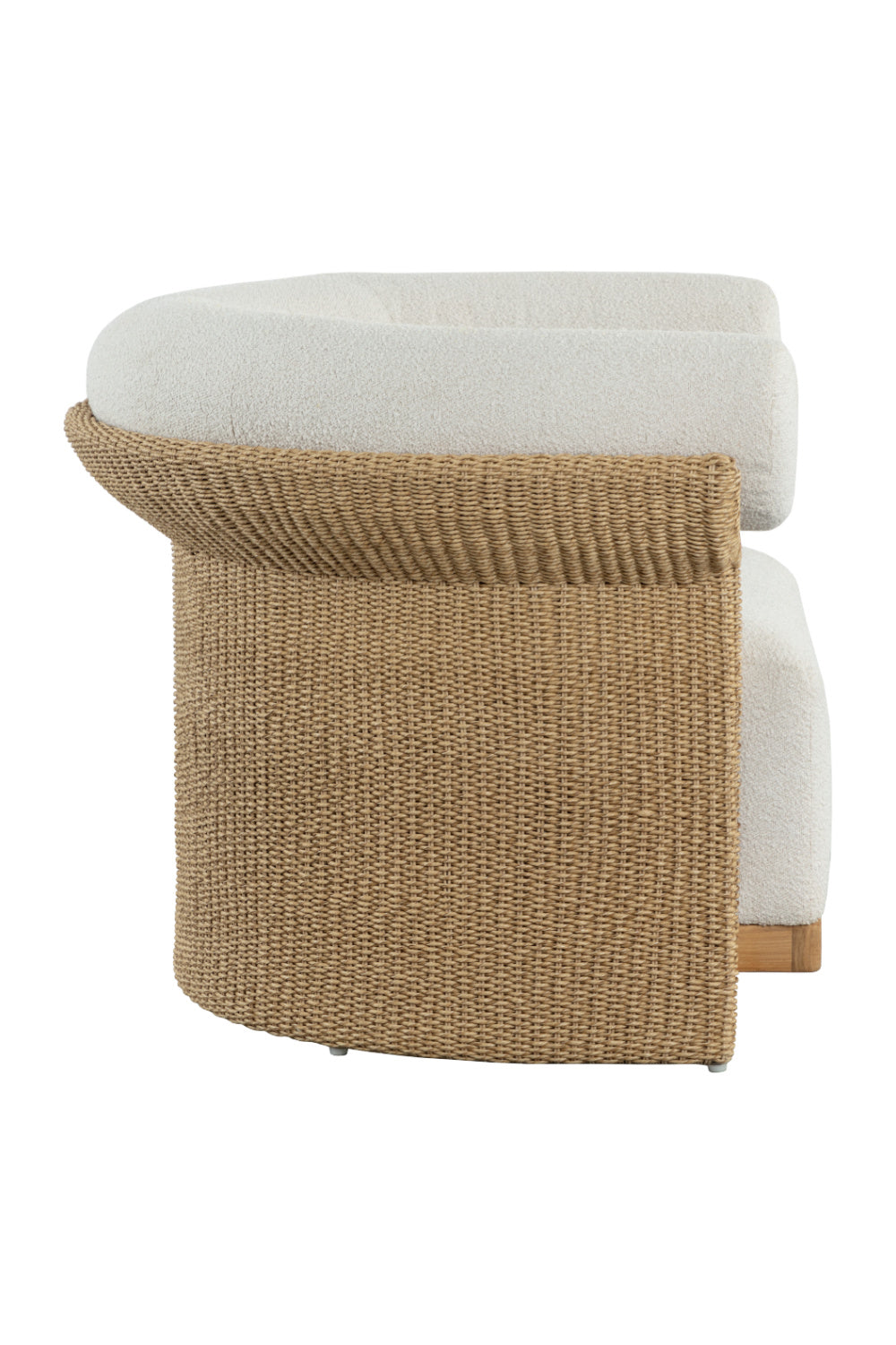 Woven Wicker Indoor/Outdoor Lounge Chair by Splendido Asos, alternate view 6