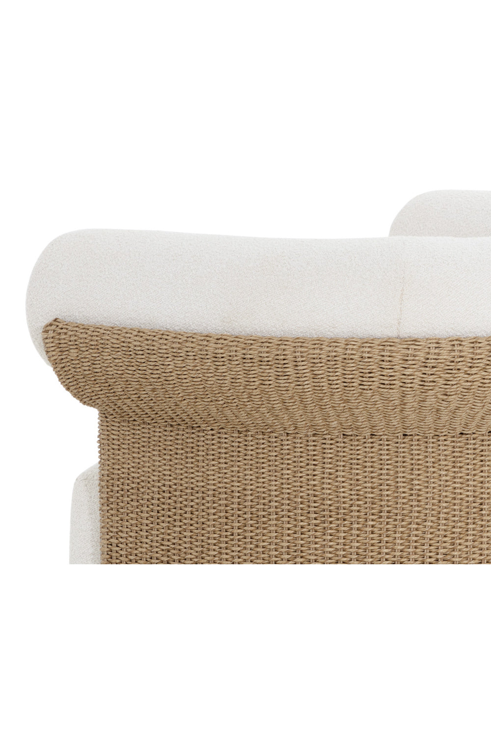 Woven Wicker Indoor/Outdoor Lounge Chair by Splendido Asos, alternate view 8