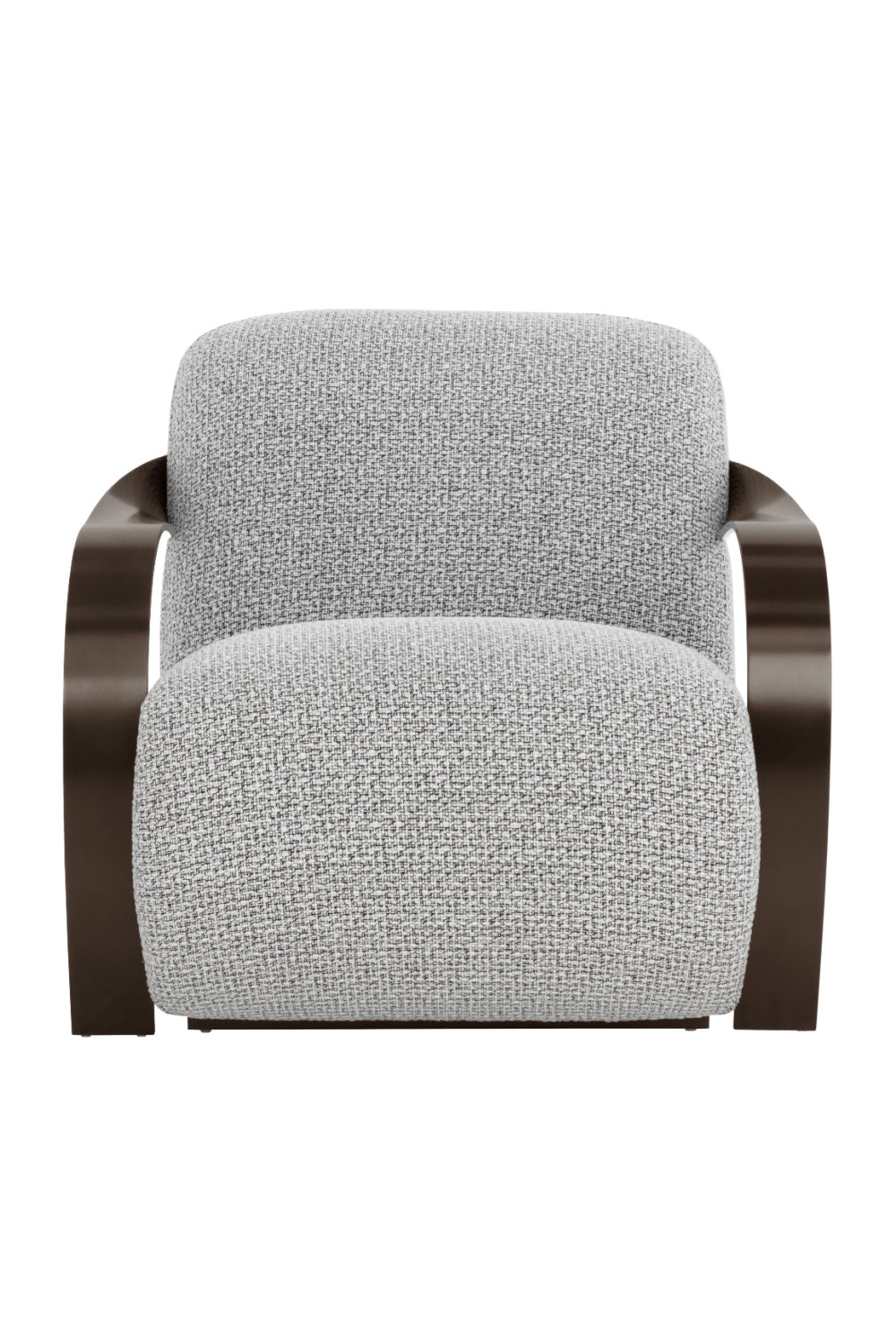 Twisted Brass Arm Lounge Chair by Splendido Sonesta Accent Chair, alternate view 3