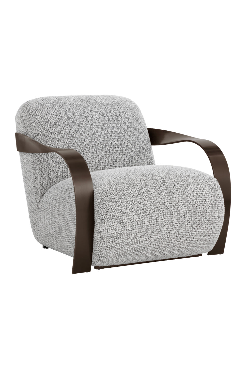 Twisted Brass Arm Lounge Chair by Splendido Sonesta Accent Chair