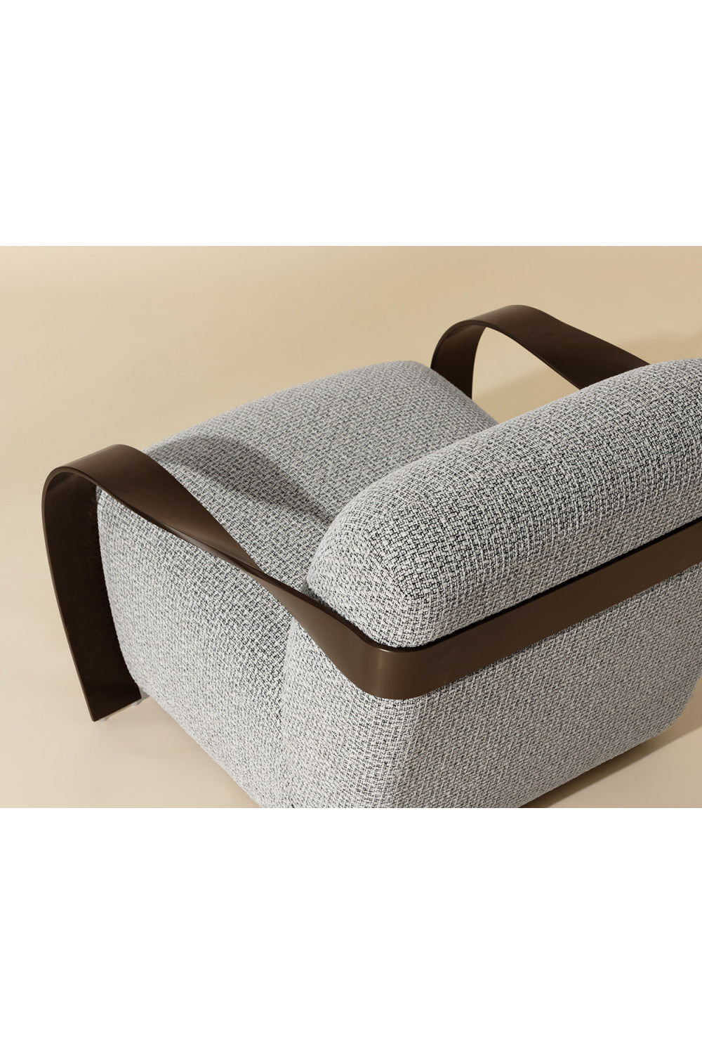 Twisted Brass Arm Lounge Chair by Splendido Sonesta Accent Chair, alternate view 11