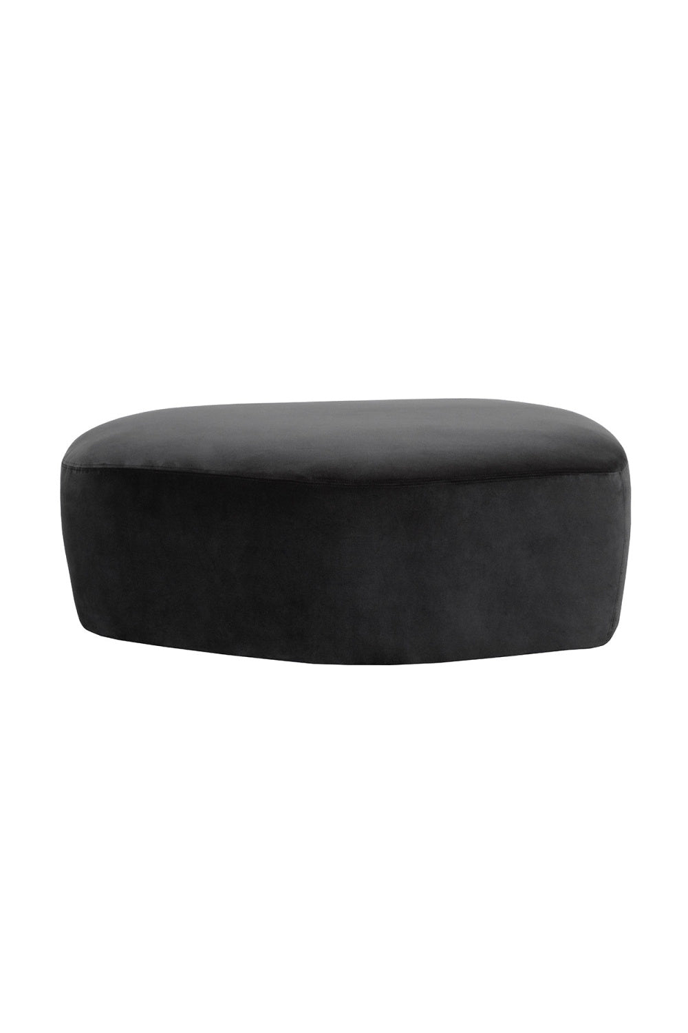 Curved Upholstered Ottoman by Splendido Soraya, alternate view 8