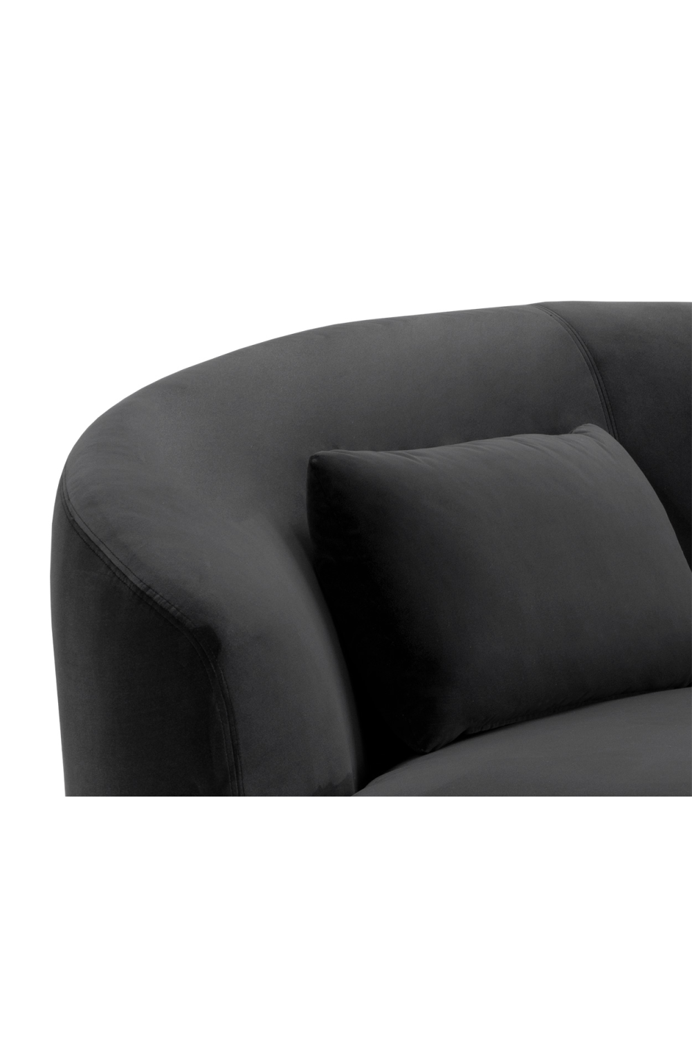 Minimalist Curved Sofa by Splendido Soraya, alternate view 15