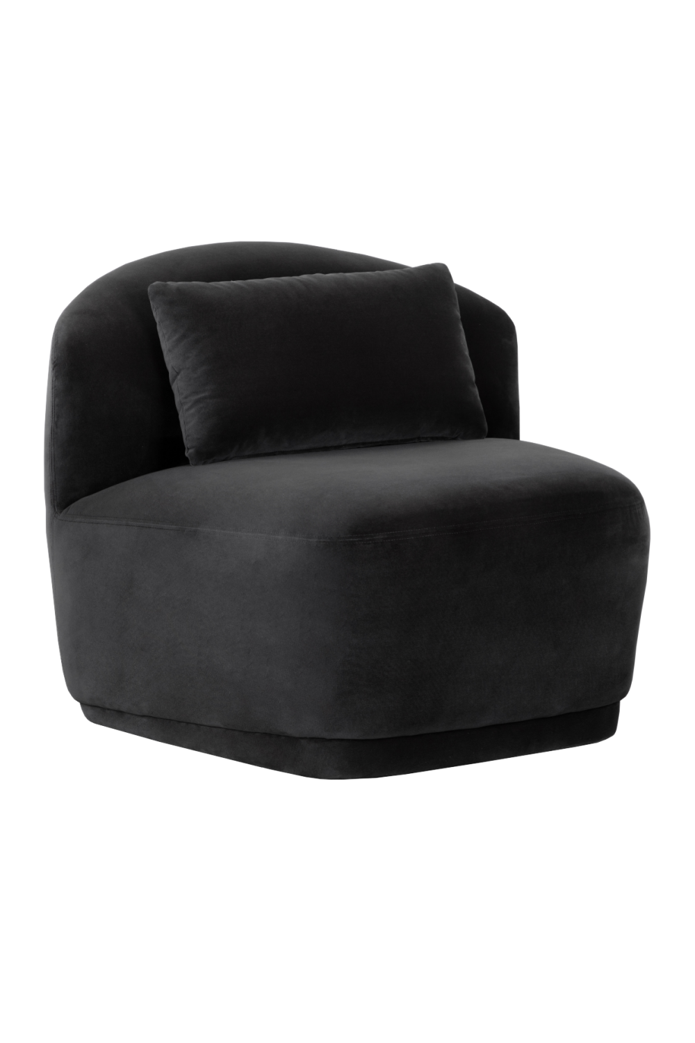 Armless Swivel Lounge Chair by Splendido Soraya Accent Chair, alternate view 11