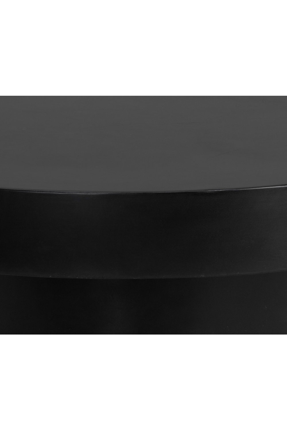 Round Gray Concrete Indoor/Outdoor Coffee Table by Splendido Brando, alternate view 4