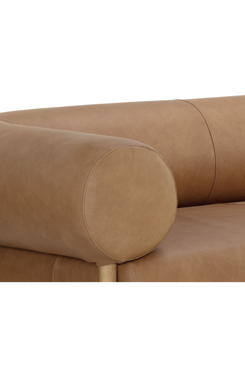 Brown Leather Sofa by Splendido Bromley, alternate view 5