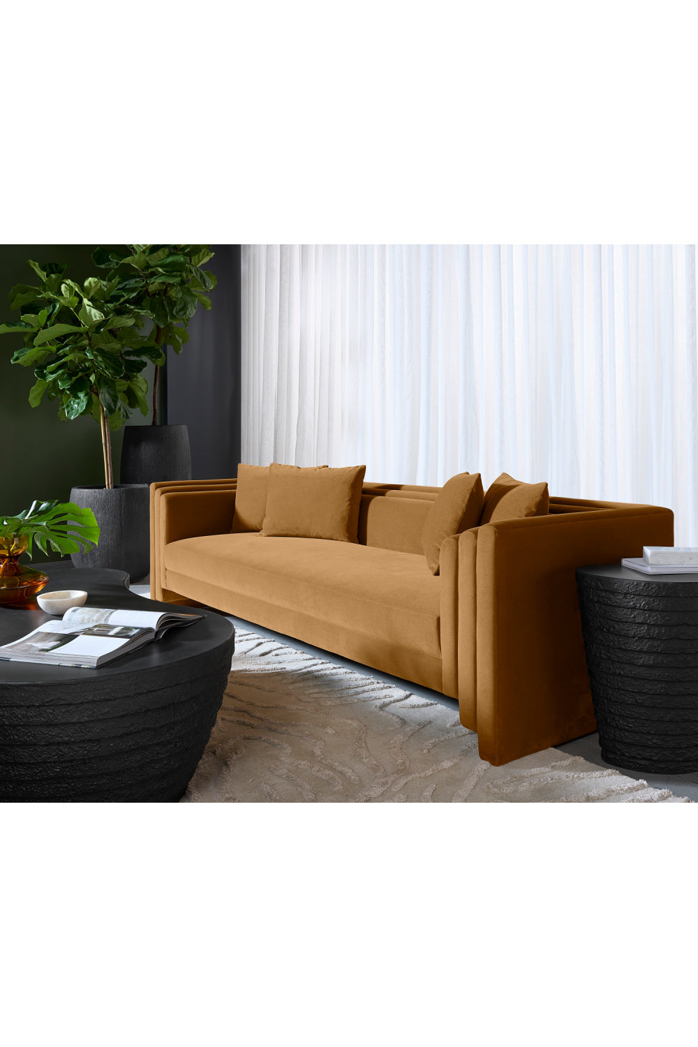 Fabric Modern Sofa by Splendido Kira, alternate view 19