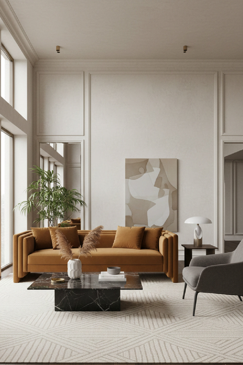 Modern European furniture - Fabric Modern Sofa - www.oroa.com