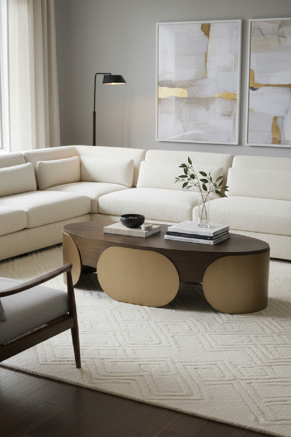 Timber Effect Indoor/Outdoor Coffee Table by Splendido Amarula, alternate view 11
