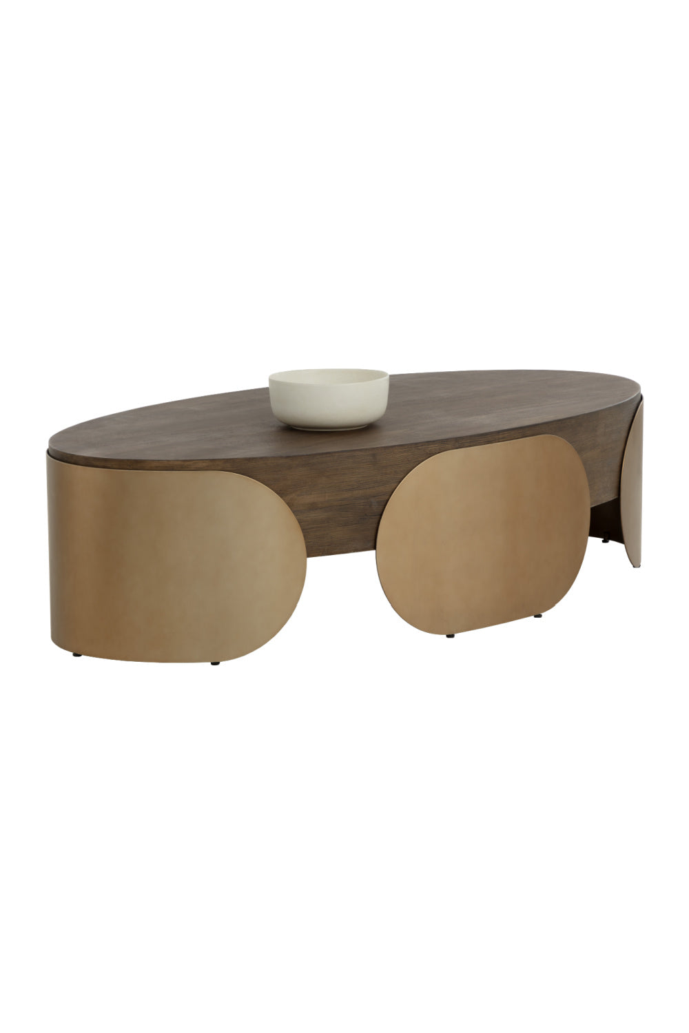 Timber Effect Indoor/Outdoor Coffee Table by Splendido Amarula, alternate view 3