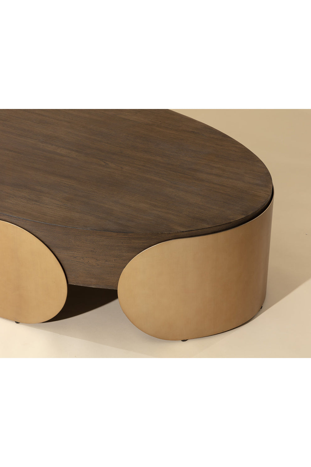 Timber Effect Indoor/Outdoor Coffee Table by Splendido Amarula, alternate view 9