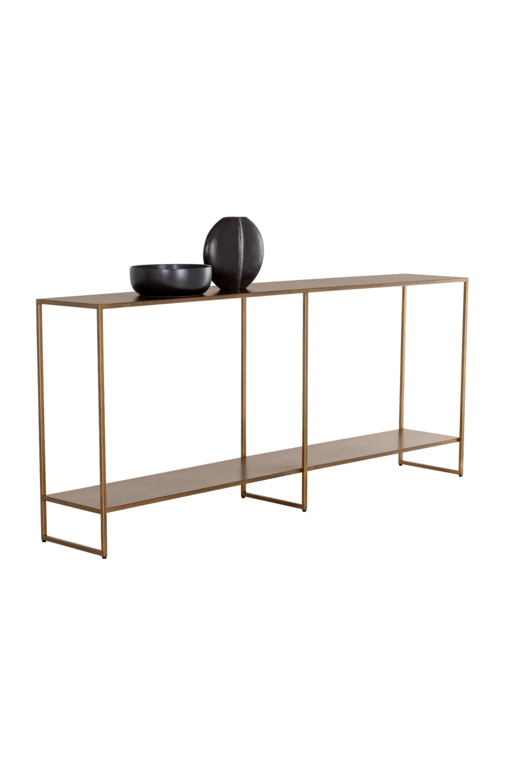 2-Layer Iron Console Table by Splendido Eiffel, alternate view 4