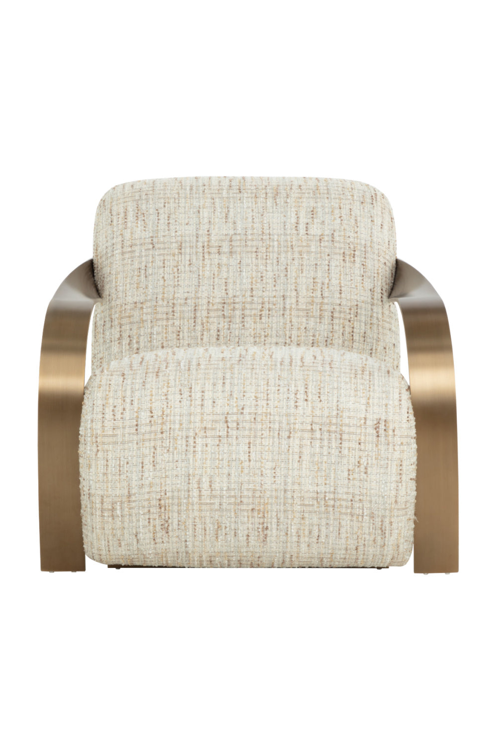 Twisted Brass Arm Lounge Chair by Splendido Sonesta Accent Chair, alternate view 15