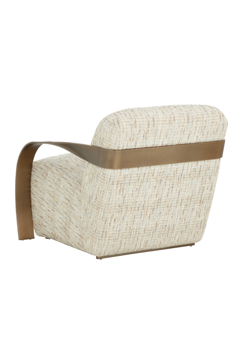 Twisted Brass Arm Lounge Chair by Splendido Sonesta Accent Chair, alternate view 17
