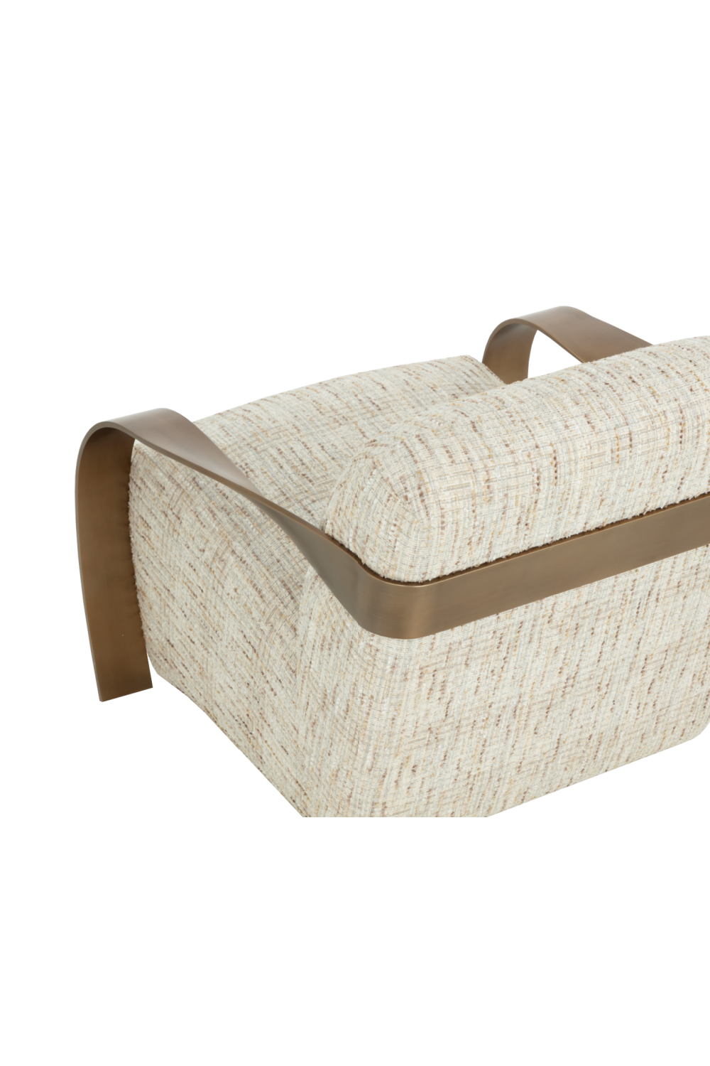 Twisted Brass Arm Lounge Chair by Splendido Sonesta Accent Chair, alternate view 18