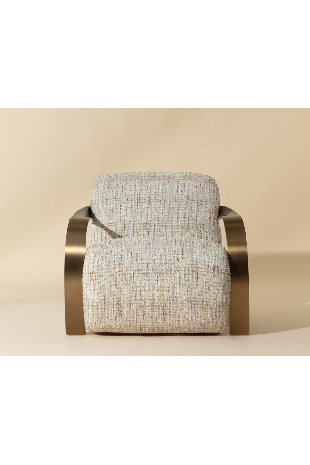 Twisted Brass Arm Lounge Chair by Splendido Sonesta Accent Chair, alternate view 19