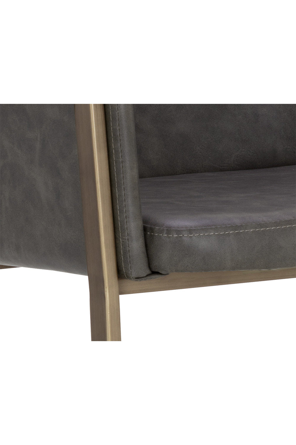 Leather-Look Bar Stool by Splendido Bernadette Barstool, alternate view 18