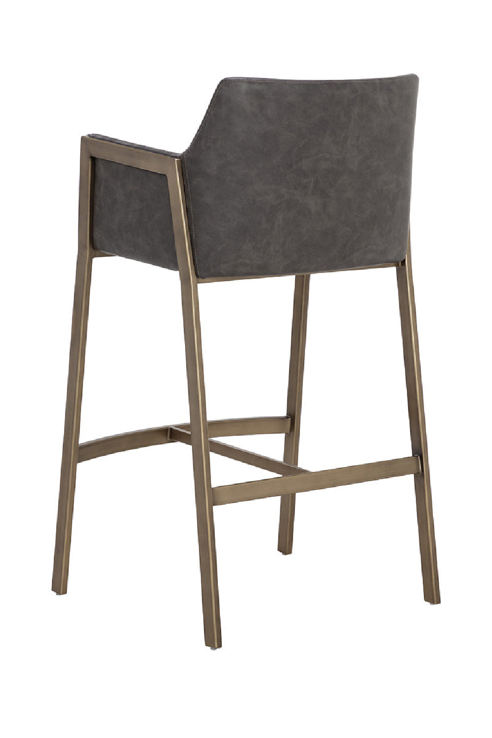 Leather-Look Bar Stool by Splendido Bernadette Barstool, alternate view 15