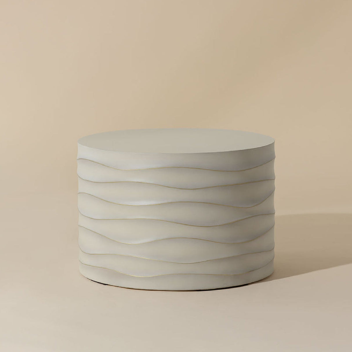 Modern European furniture - Hand-Sculpted Concrete Coffee Table - www.oroa.com