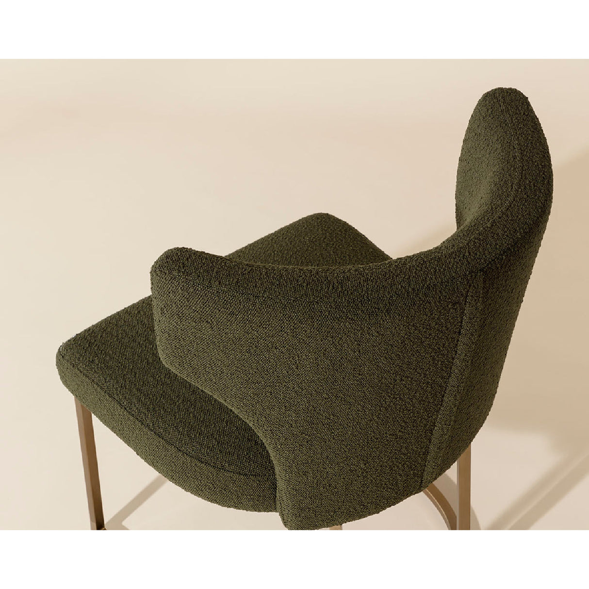 Modern European furniture - Green Wingback Dining Chair - www.oroa.com