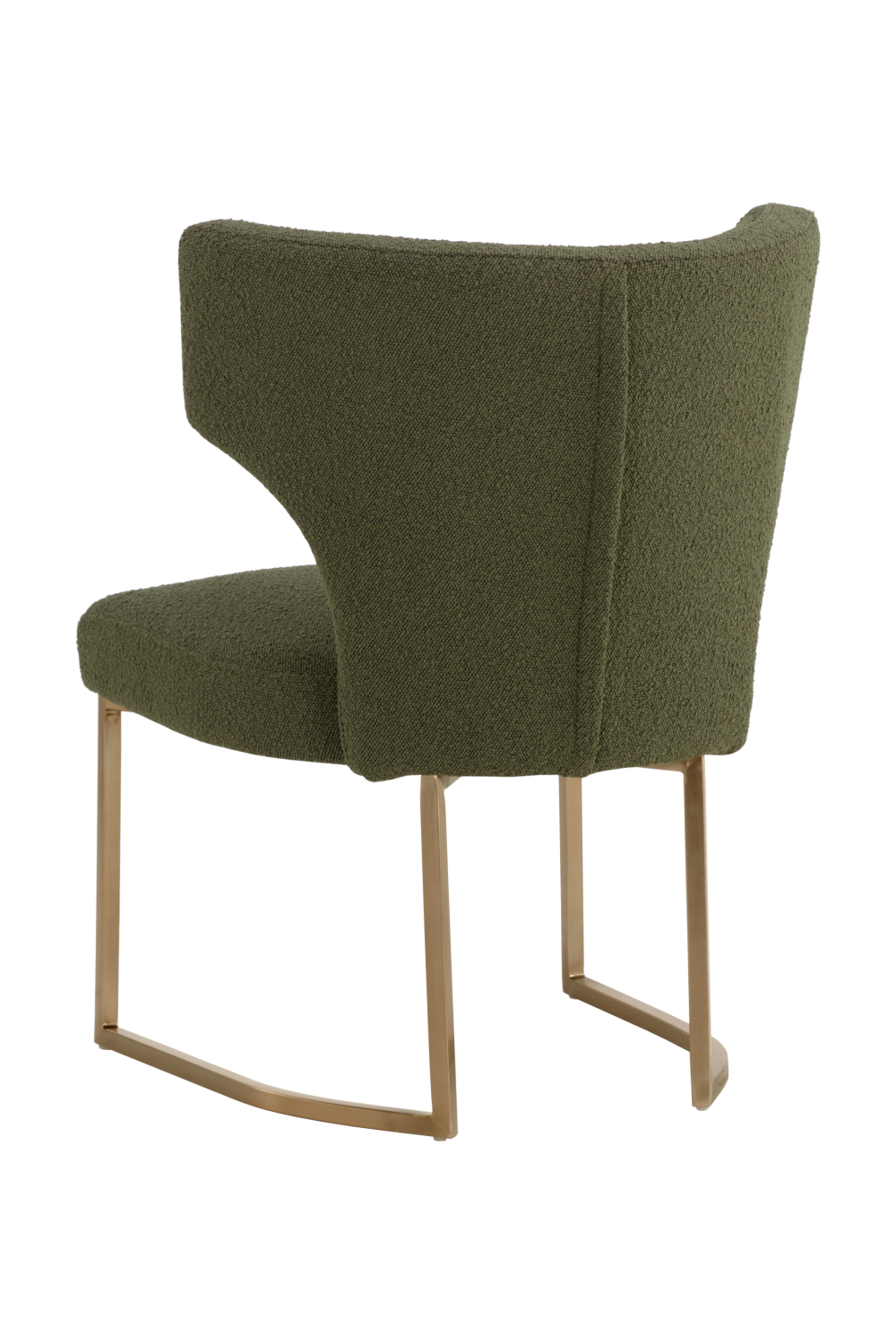 Modern European furniture - Green Wingback Dining Chair - www.oroa.com