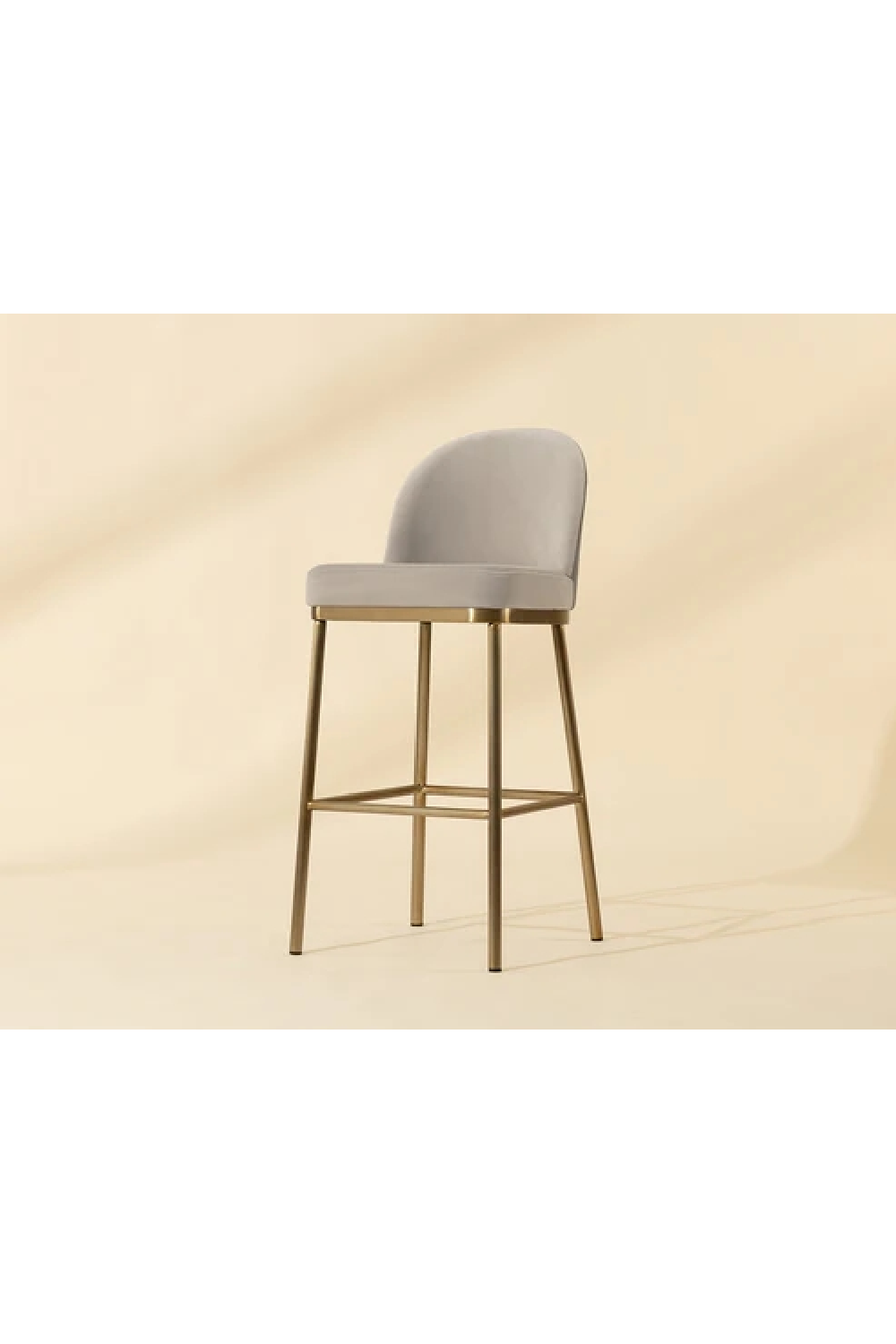 Modern European furniture - Taupe Modern Bar Stool - www.oroa.com