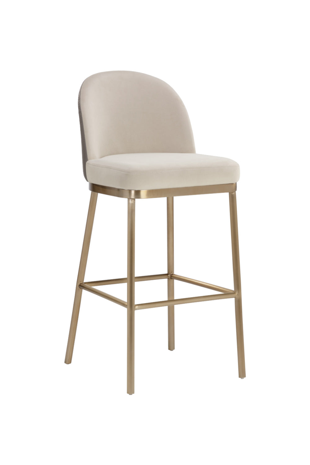 Taupe Modern Bar Stool by Splendido Lavania Barstool