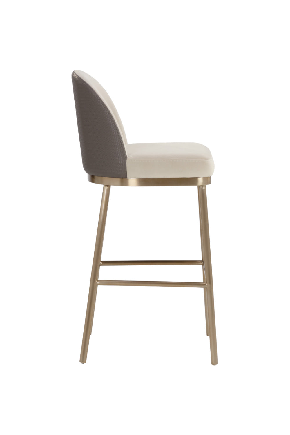 Modern European furniture - Taupe Modern Bar Stool - www.oroa.com