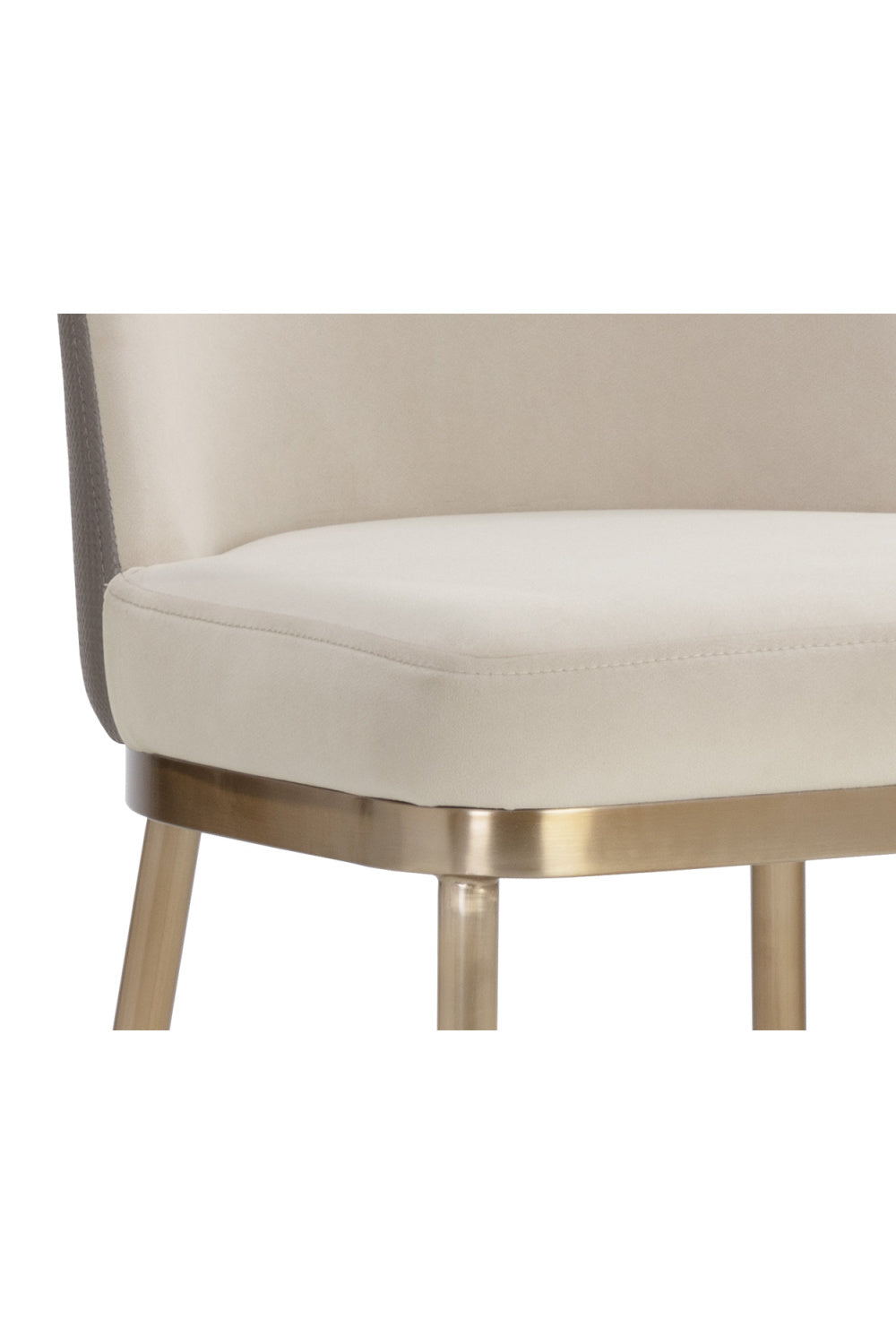 Taupe Modern Bar Stool by Splendido Lavania Barstool, alternate view 6