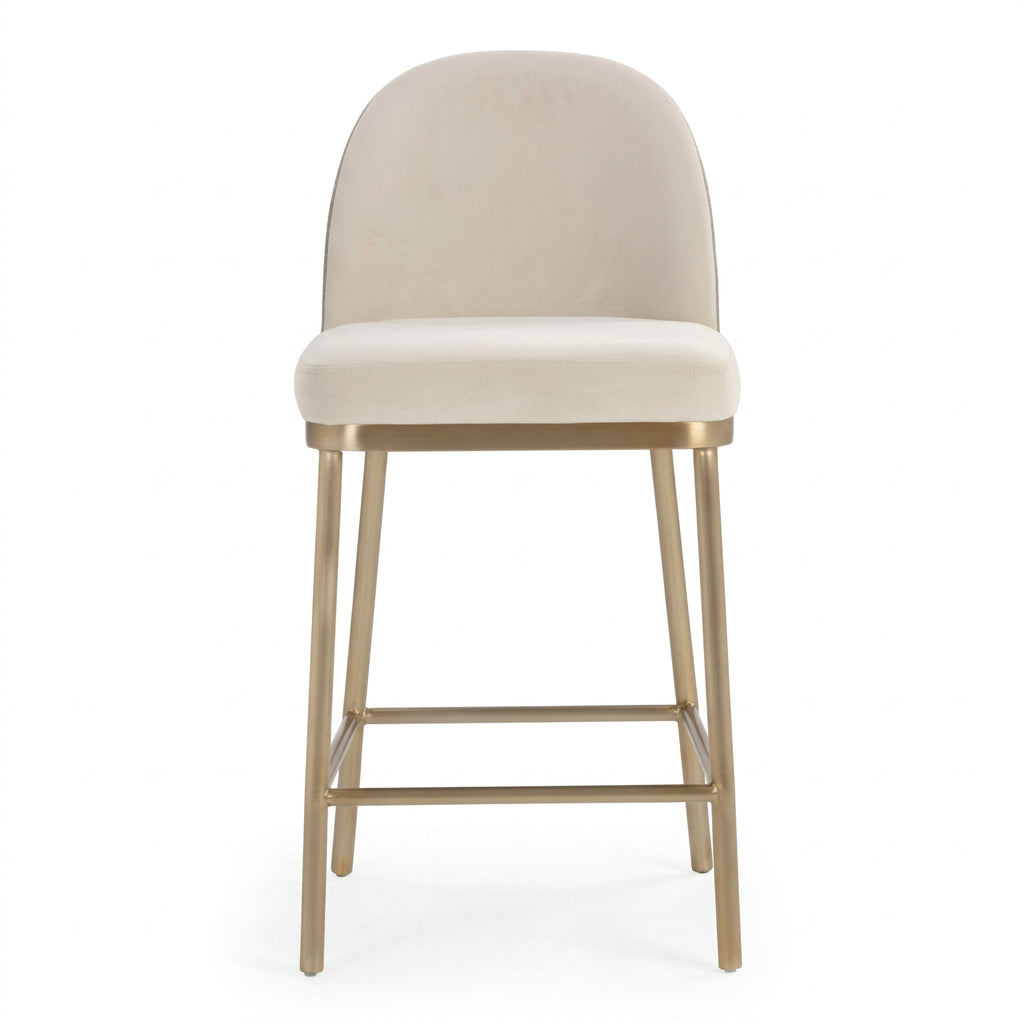 Minimalist Upholstered Counter Stool by Splendido Lavania