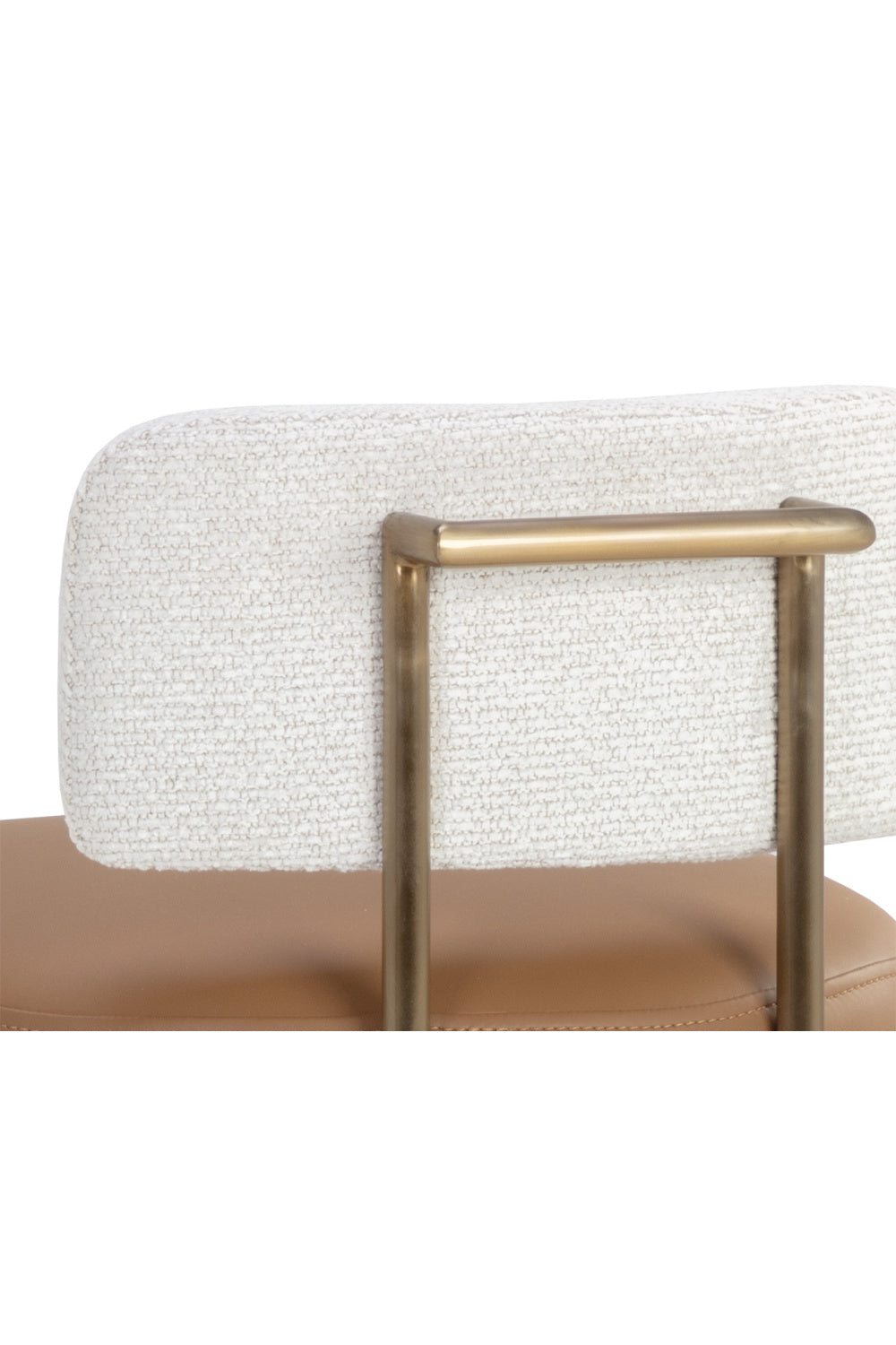Two-Toned Low-Back Bar Stool by Splendido Larissa Barstool, alternate view 8