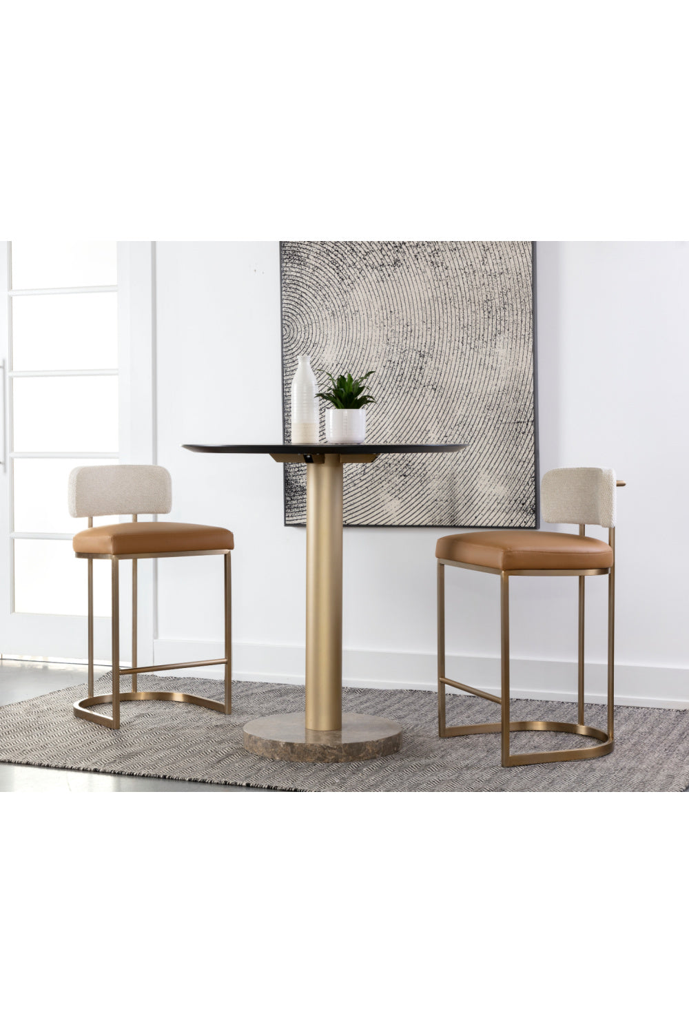 Two-Toned Counter Stool by Splendido Larissa, alternate view 2