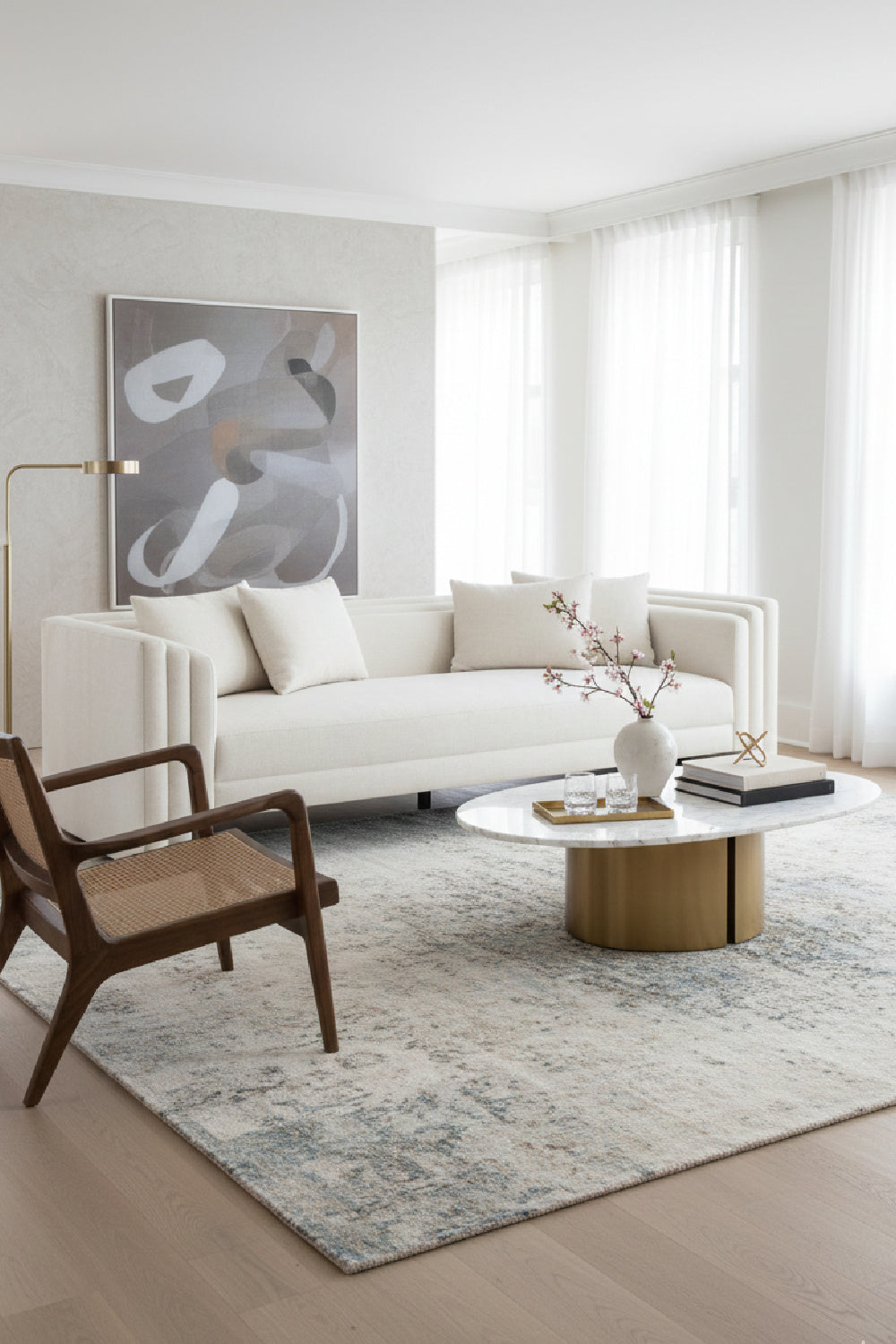 Fabric Modern Sofa by Splendido Kira, alternate view 2