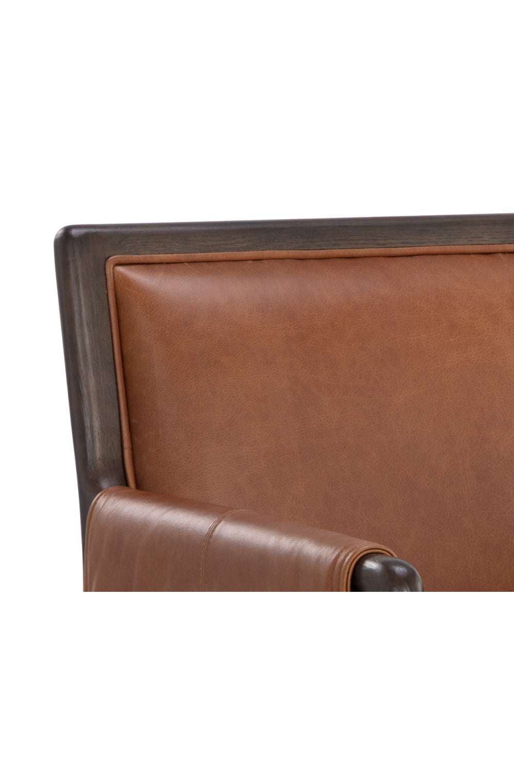 Buckle Flap Leather Dining Armchair by Splendido Mauti Dining Chair, alternate view 6