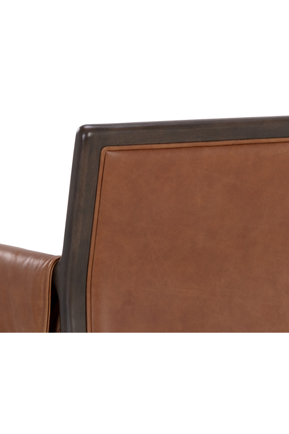 Buckle Flap Leather Dining Armchair by Splendido Mauti Dining Chair, alternate view 7