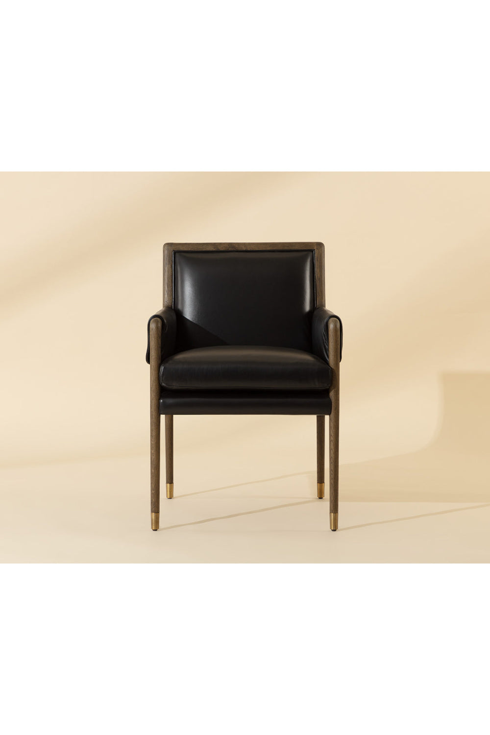 Modern European furniture - Buckle Flap Leather Dining Armchair - www.oroa.com