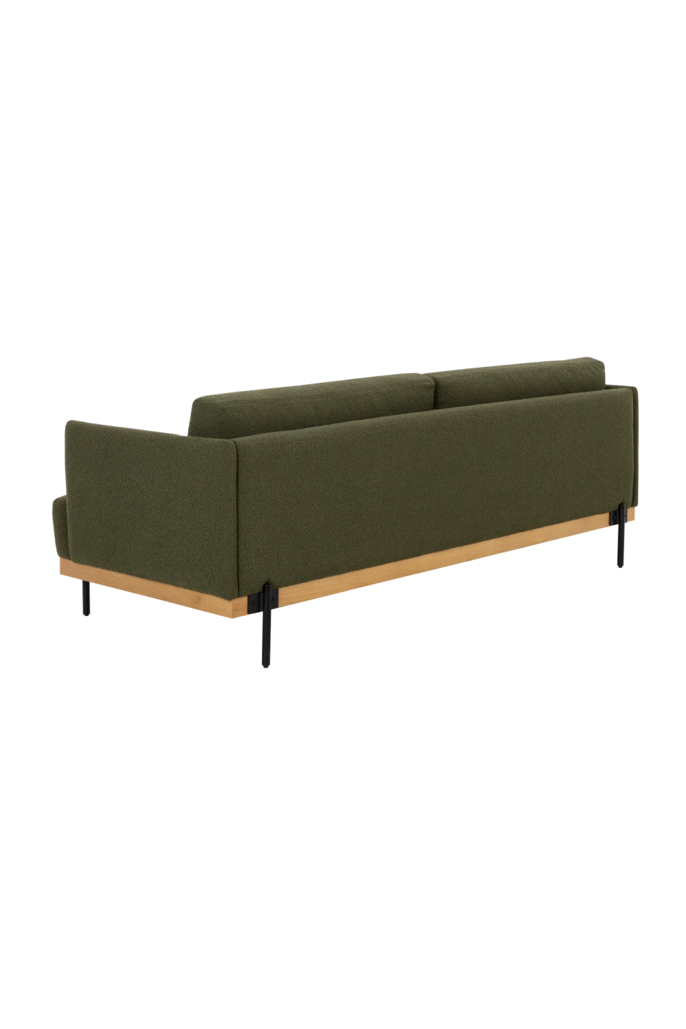 Oak Frame Boucle Sofa by Splendido Saul, alternate view 4
