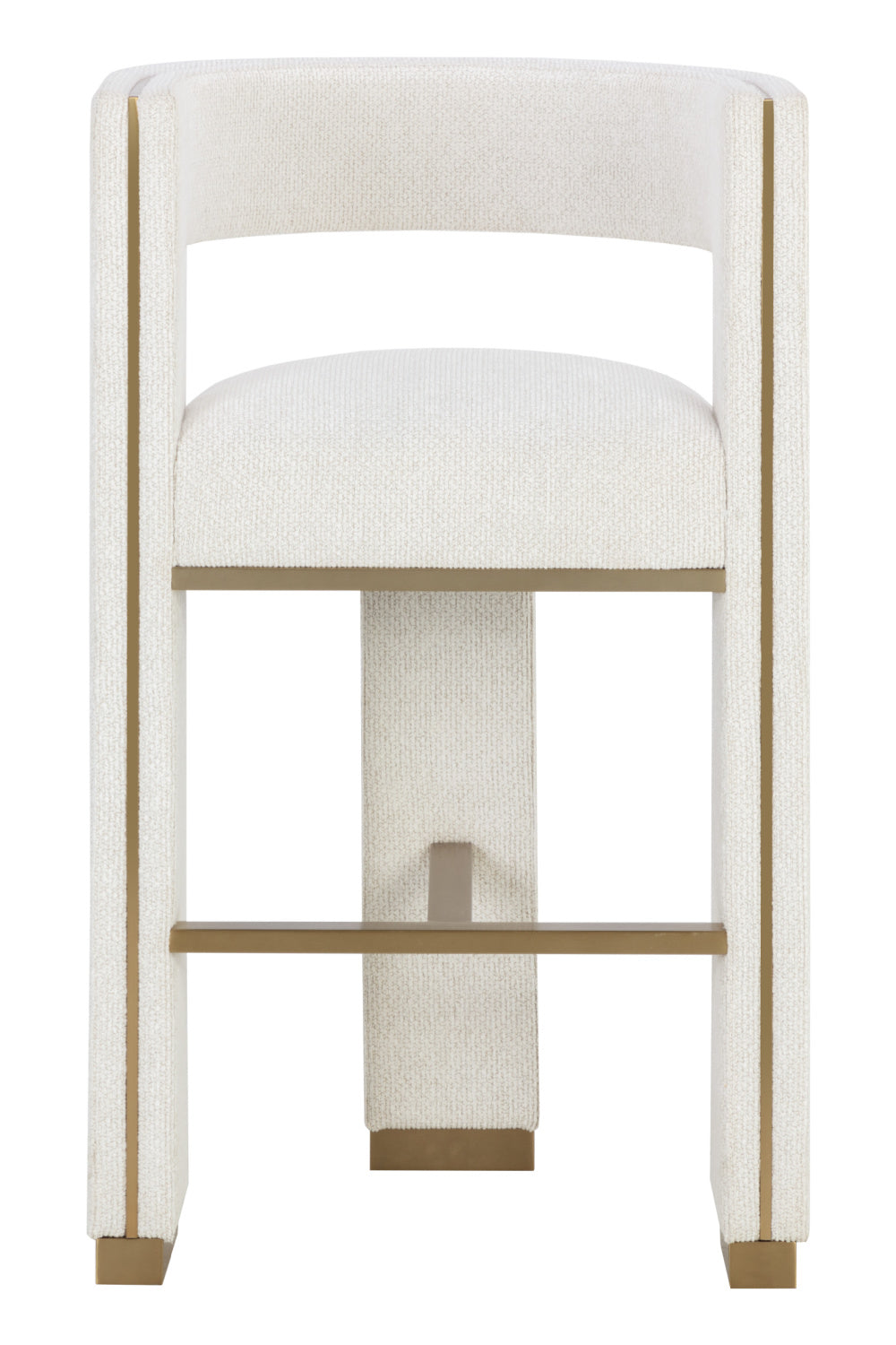White 3-Legged Bar Stool by Splendido Adamina Barstool, alternate view 3