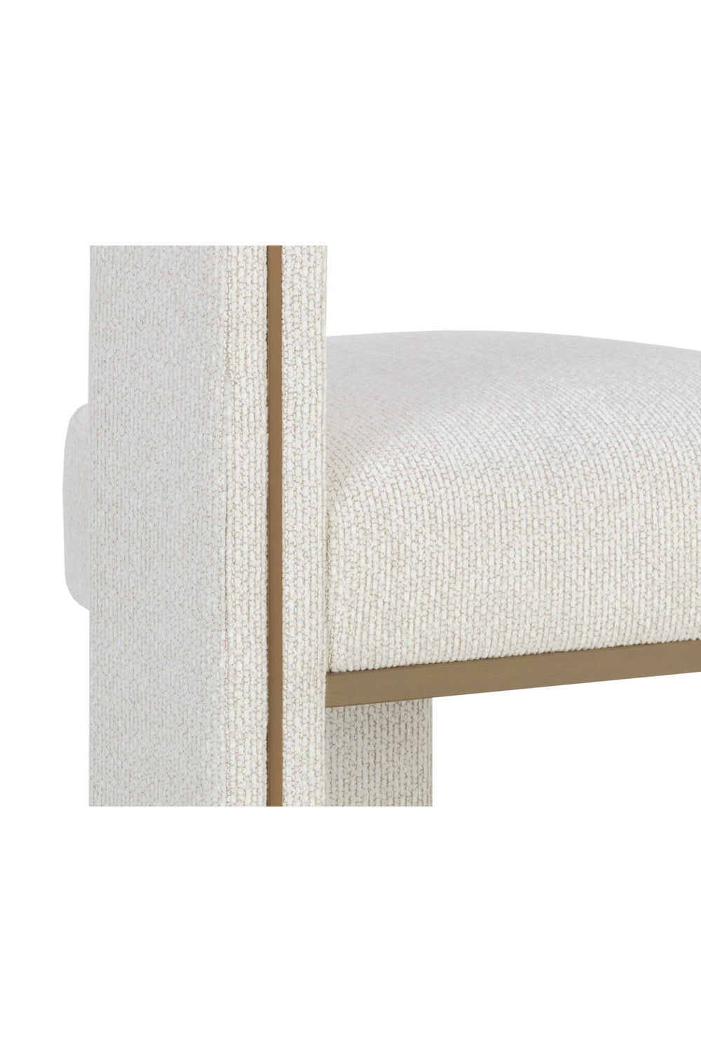 White 3-Legged Bar Stool by Splendido Adamina Barstool, alternate view 6