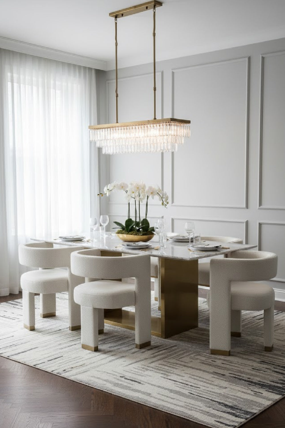 Curved 3-Legged Dining Chair by Splendido Adamina, alternate view 2