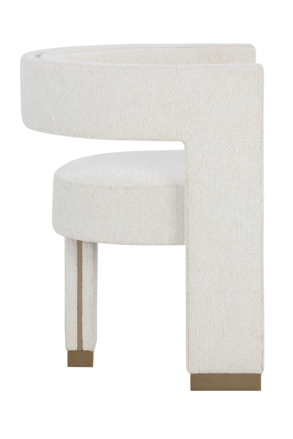Curved 3-Legged Dining Chair by Splendido Adamina, alternate view 4
