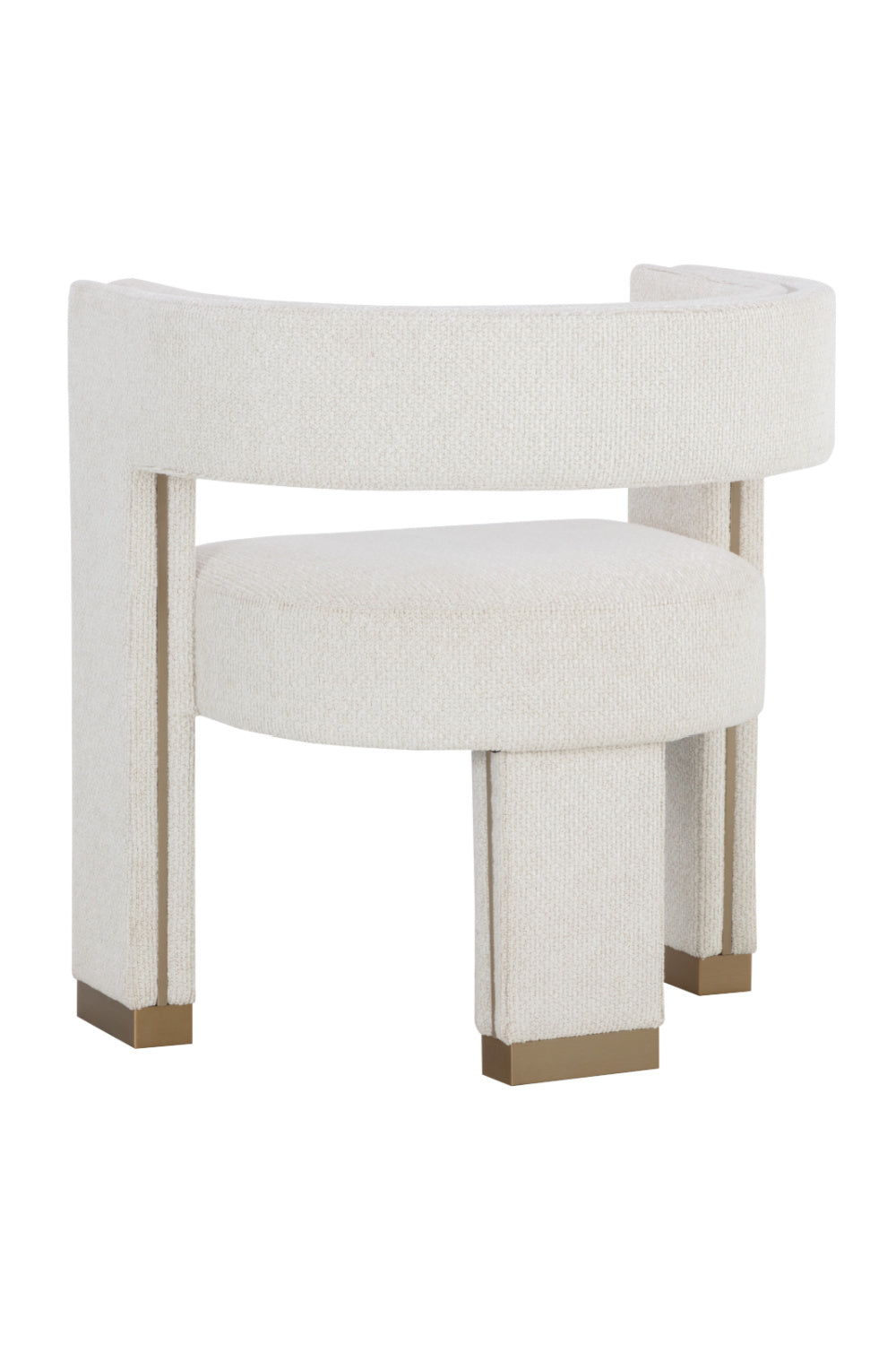 Curved 3-Legged Dining Chair by Splendido Adamina, alternate view 5