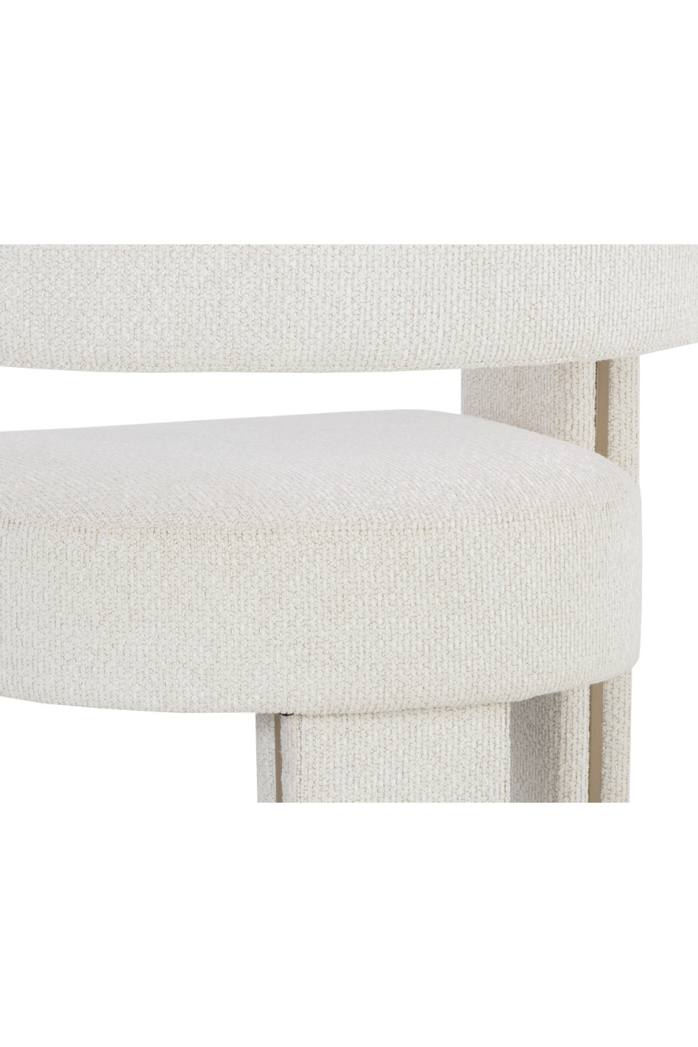 Curved 3-Legged Dining Chair by Splendido Adamina, alternate view 8