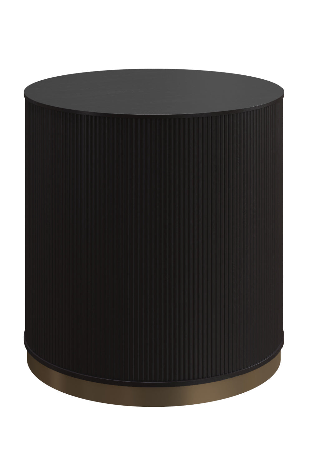 Reeded Oak Side Table by Splendido Kalla, alternate view 10