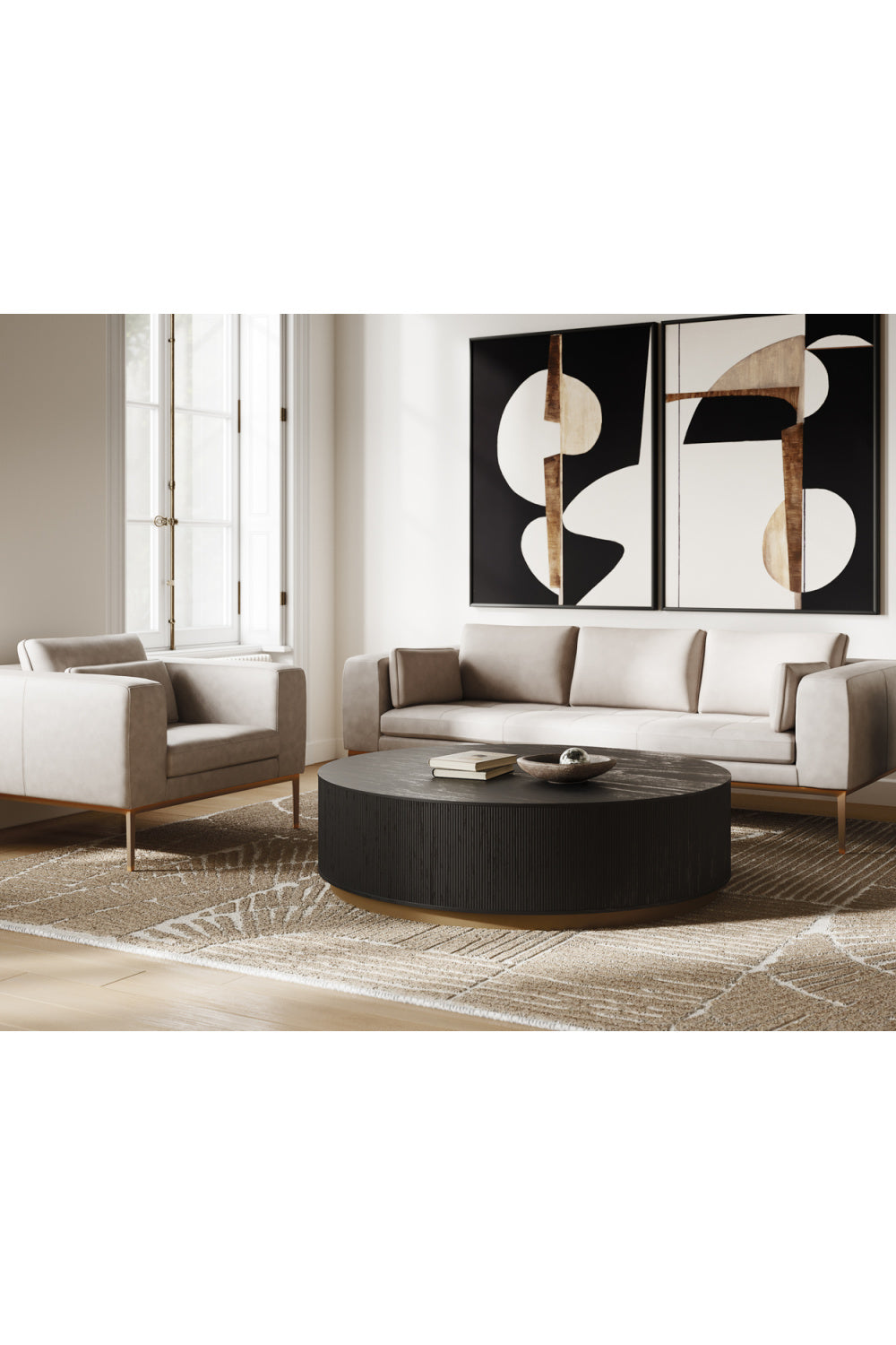 Reeded Oak Coffee Table by Splendido Kalla, alternate view 16
