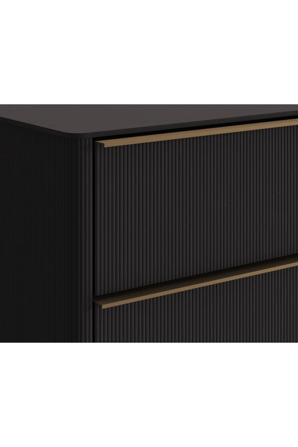 Reeded Oak 2-Drawer Nightstand by Splendido Kalla, alternate view 17