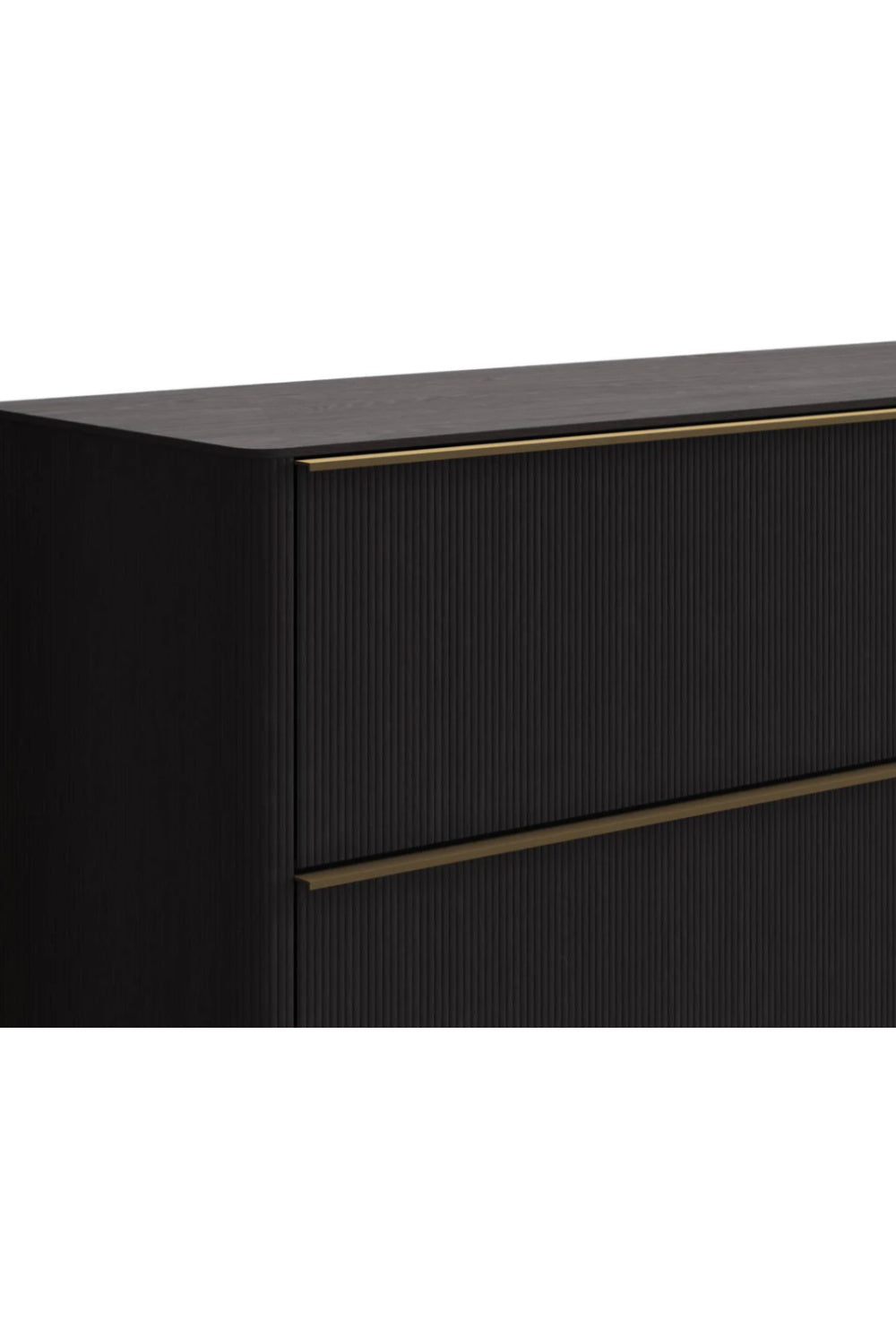 Reeded Oak 4-Drawer Dresser by Splendido Kalla, alternate view 13