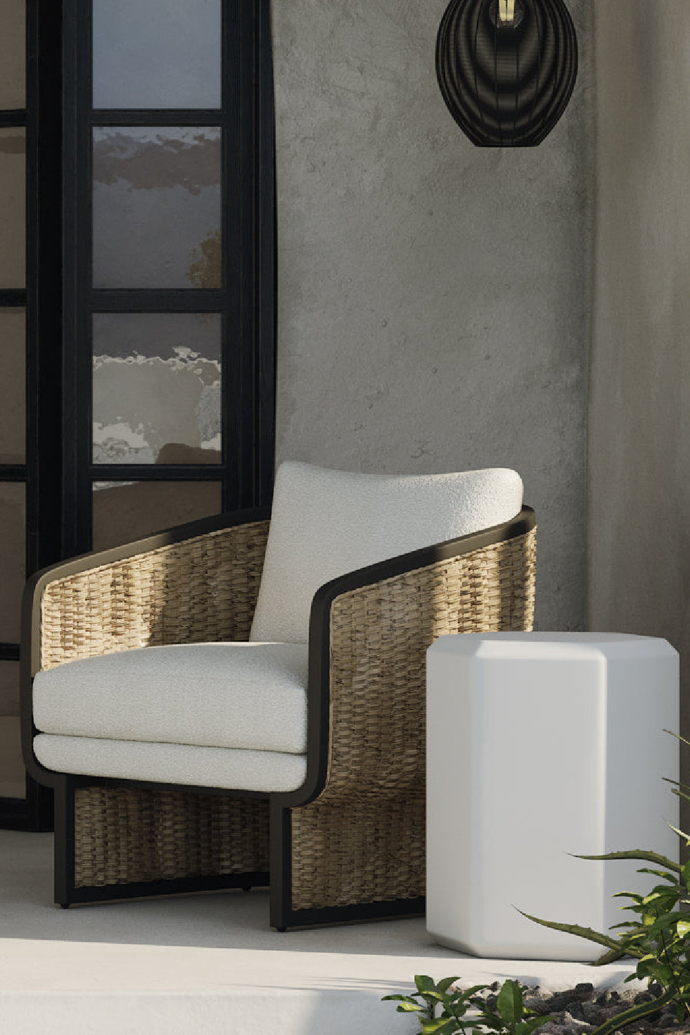 Wicker Weave Indoor/Outdoor Lounge Chair by Splendido Olbia, alternate view 14