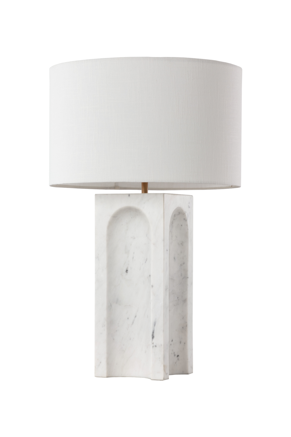 White Marble Arched Table Lamp by Splendido Rohe