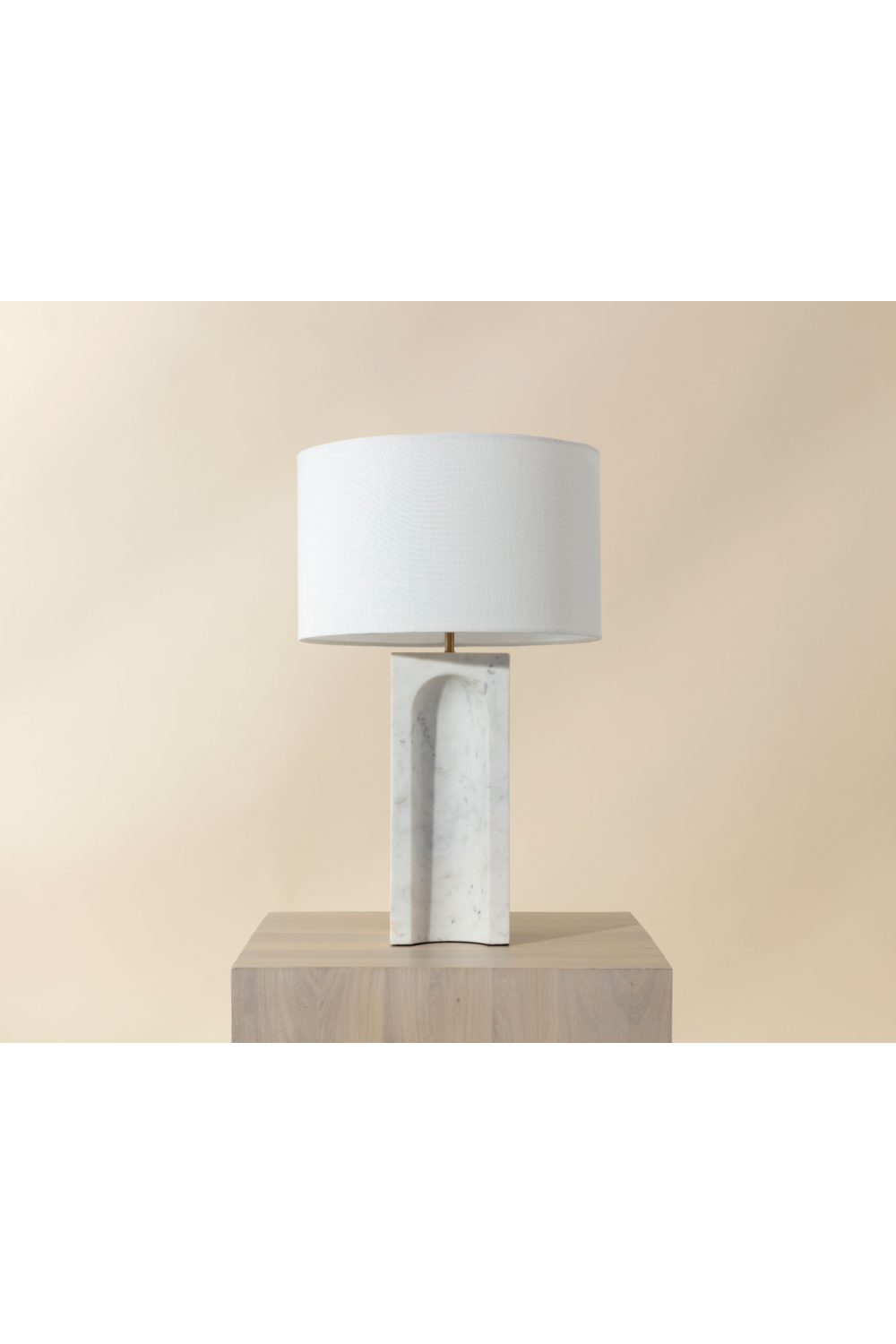 White Marble Arched Table Lamp by Splendido Rohe, alternate view 5